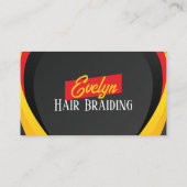 黒毛編組サロン私たちQRコードに接続 名刺 (裏面)