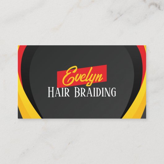 黒毛編組サロン私たちQRコードに接続 名刺 (裏面)