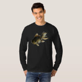 黒毛金魚黒望遠鏡金魚P Tシャツ (正面フル)
