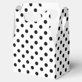 黒水玉模様文切妻用箱 フェイバーボックス (オープン)