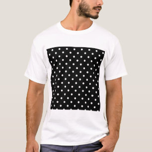 黒水玉模様 Tシャツ