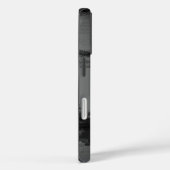 黒水色抽象芸術絵を描灰色モノグラム Case-Mate iPhoneケース (裏面 / 右)