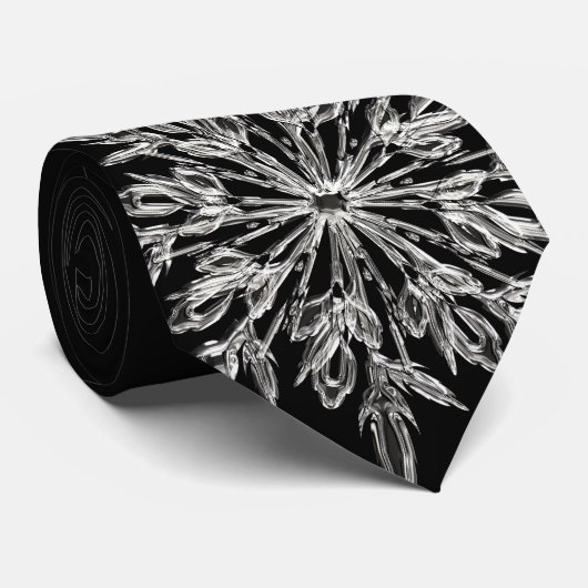 黒氷結晶 ネクタイ (ロール)