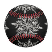 黒氷結晶 野球ボール (裏面)