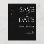 黒永遠に始まる日付を保存 案内ポストカード (正面)