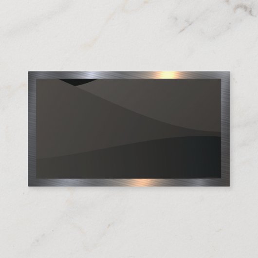 黒波背景 | QRコード 名刺 (裏面)