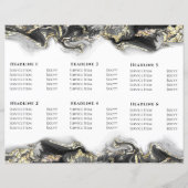 黒流大理石デザインパンフレット (裏面)