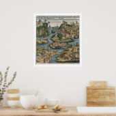 黒海から入ってくるボスポラスの眺め ポスター (キッチン)