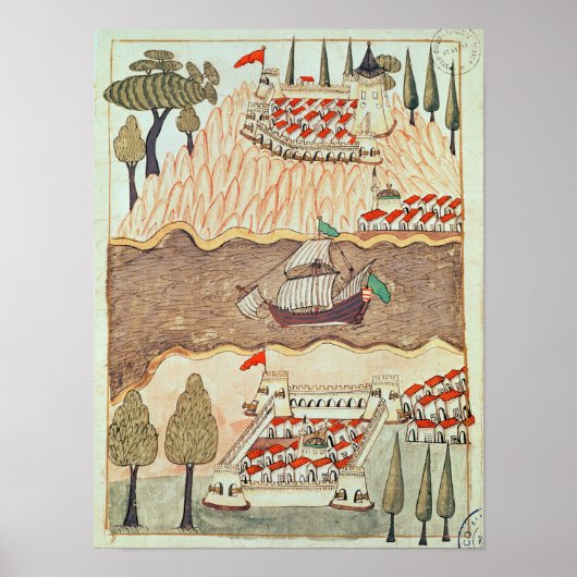 黒海の二つの城 ポスター (正面)