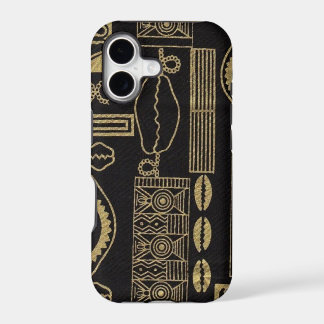 黒海の貝殻マッドクロスiPhoneケース