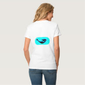 黒海中マーメイドTシャツ Tシャツ (裏面フル)