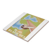 黒海旅行ポスター タイル (側面)