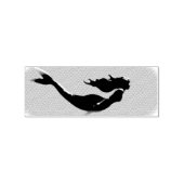 黒海水中マーメイドカスタマイズハート ラバースタンプ (押印)