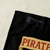 黒海賊はっきりしたの規則 ビーチタオル (インサイチュ)