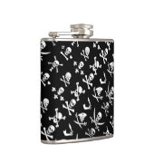 黒海賊バナースカル、クロス骨、剣 フラスク (右)