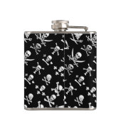 黒海賊バナースカル、クロス骨、剣 フラスク (裏面)