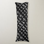 黒海賊バナースカル、クロス骨、剣 ボディピロー (正面縦)