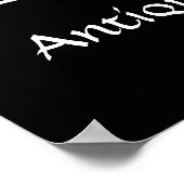 黒海賊バナースカル、クロス骨、剣 ポスター (角)