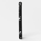 黒海賊バナースカル、クロス骨、剣 Case-Mate iPhoneケース (裏面/左)