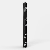 黒海賊バナースカル、クロス骨、剣 Case-Mate iPhoneケース (裏面/右)