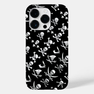 黒海賊バナースカル、クロス骨、剣 Case-Mate iPhone 14 PROケース