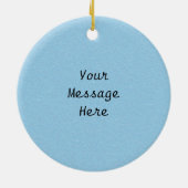 黒海賊帽に怯えた猫を赤い船 セラミックオーナメント (裏面)