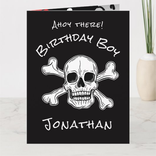 黒海賊石骨カード カード (正面)