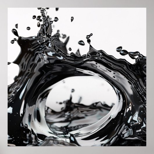 黒液調和ポスター ポスター (正面)