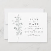 黒漆の日付保存 ノートカード (正面)