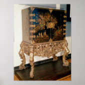 黒漆器と金ゴールド漆器 ポスター (正面)