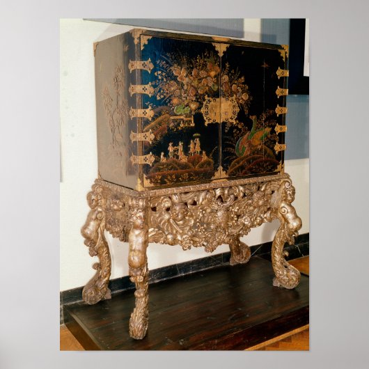 黒漆器と金ゴールド漆器 ポスター (正面)