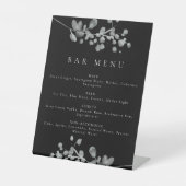 黒漆結婚の台座標識 台座サイン (正面)