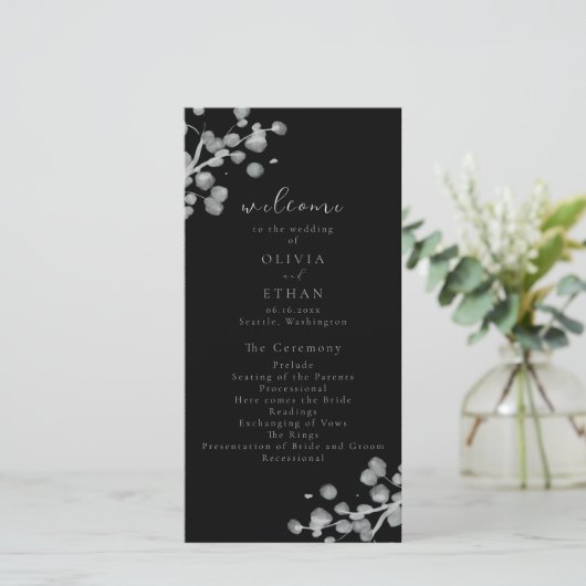 黒漆結婚式 プログラム (スタンド正面)