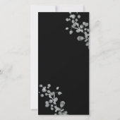 黒漆結婚式 プログラム (裏面)