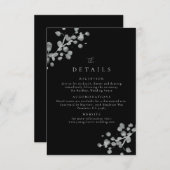 黒漆詳細 サンキューカード (正面/裏面)