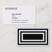 黒澄んで 名刺 (正面/裏面)