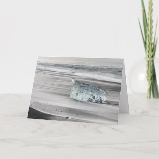 黒火山ビーチ | Vatnajokull国立公園 カード (正面)