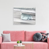 黒火山ビーチ | Vatnajokull国立公園 キャンバスプリント (インサイチュ (リビング))