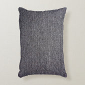 黒灰色の布 アクセントクッション (正面(垂直))
