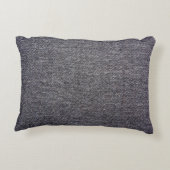 黒灰色の布 アクセントクッション (裏面)