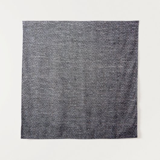 黒灰色の布 タペストリー (正面)