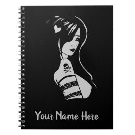 黒灰色の海賊少女 ノートブック