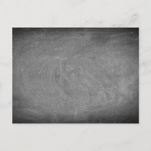 黒灰色の黒板の背景 ポストカード (正面)