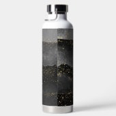 黒灰色グラディエント宇宙星宇宙 ウォーターボトル (右面)