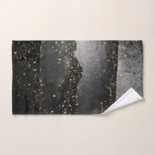 黒灰色グラディエント宇宙星宇宙 バスタオルセット (ハンドタオル)