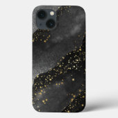 黒灰色グラディエント宇宙星宇宙 Case-Mate iPhoneケース (裏面)