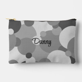 黒灰色パーソナライズされた分子トイレタリーポーチ アクセサリーポーチ