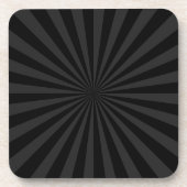 黒炭サンバーストデコール コースター (正面)