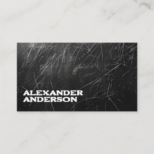 黒炭モダン落書きプロフェッショナル 名刺 (正面)