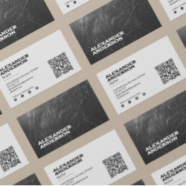 黒炭モダン落書きプロフェッショナル 名刺